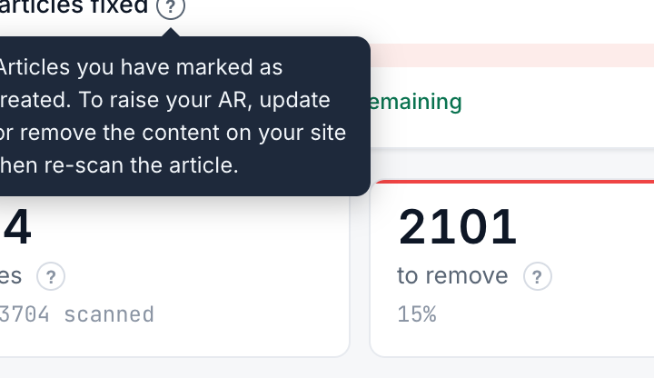 Help tooltip